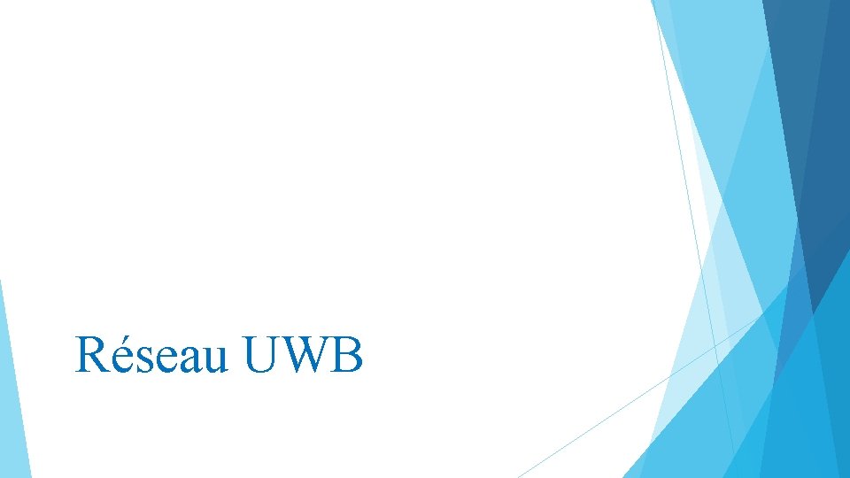 Réseau UWB 