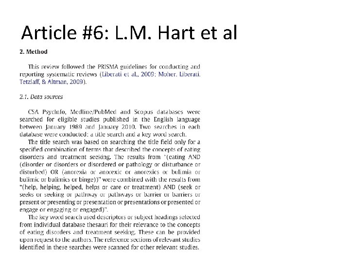 Article #6: L. M. Hart et al 