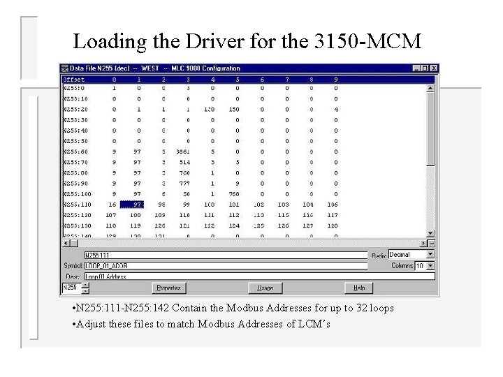 Loading the Driver for the 3150 -MCM • N 255: 111 -N 255: 142