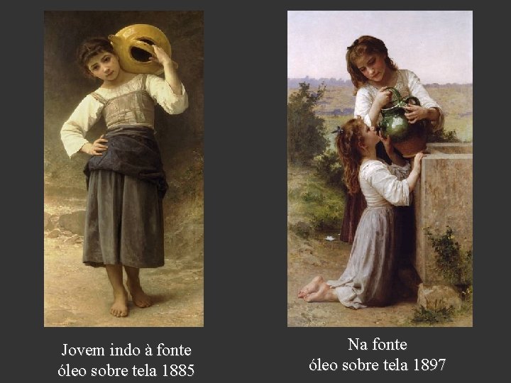 Jovem indo à fonte óleo sobre tela 1885 Na fonte óleo sobre tela 1897