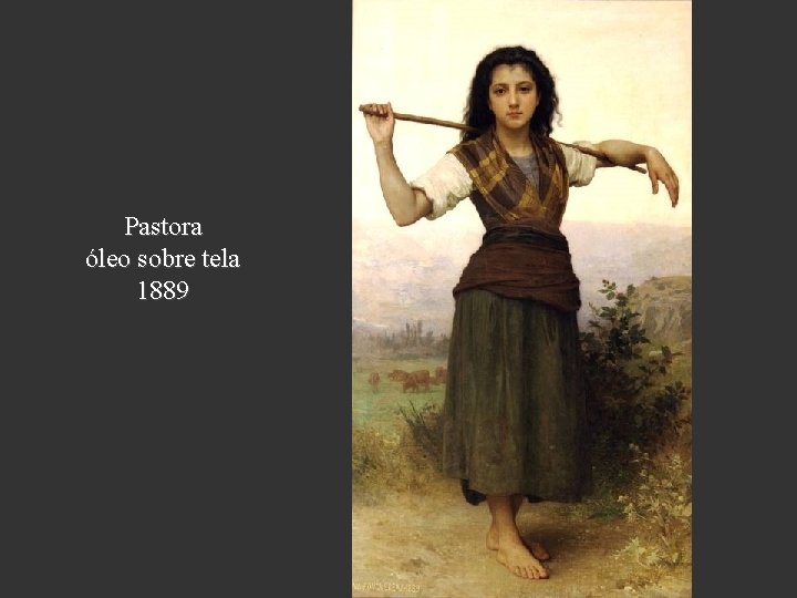 Pastora óleo sobre tela 1889 