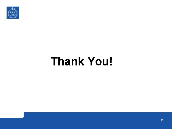 Thank You! 35 Thank You! 35