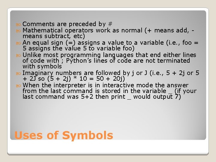 An Introduction to Python By Michael Mc Carthy