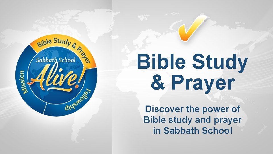 Bible Study & Prayer Discover the power of Bible study and prayer in Sabbath