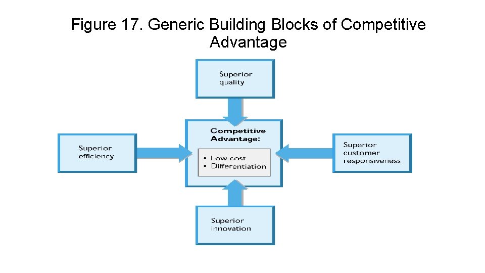 Figure 17. Generic Building Blocks of Competitive Advantage 