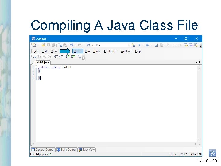 Compiling A Java Class File Lab 01 -20 