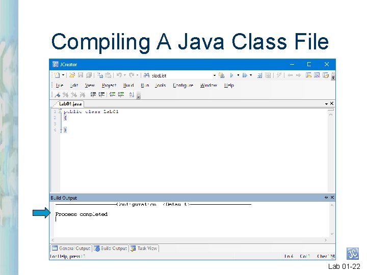 Compiling A Java Class File Lab 01 -22 