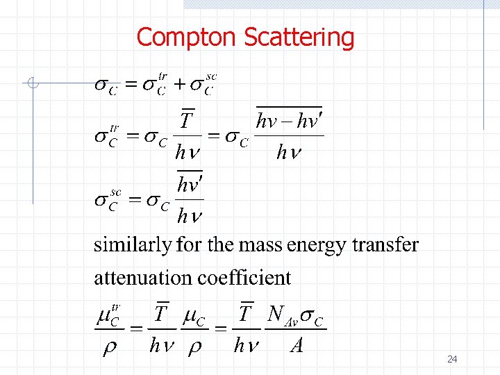 Compton Scattering 24 