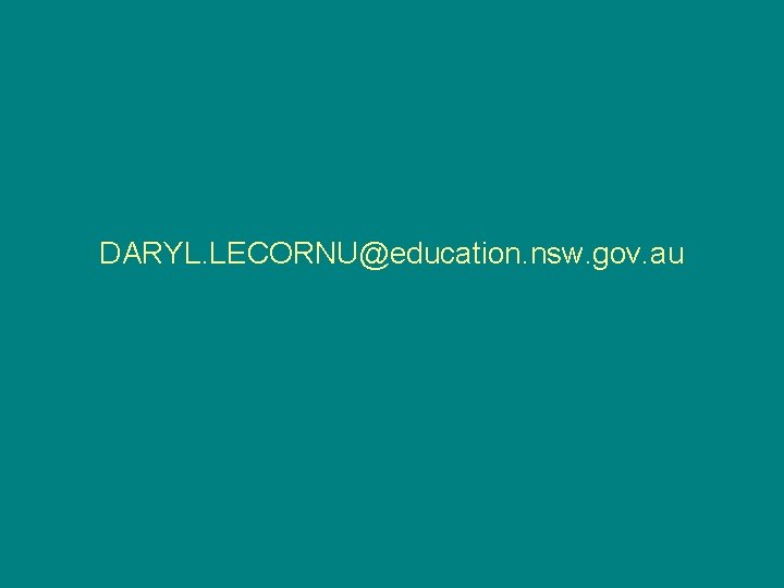 DARYL. LECORNU@education. nsw. gov. au 