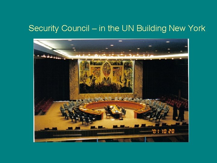 Security Council – in the UN Building New York 