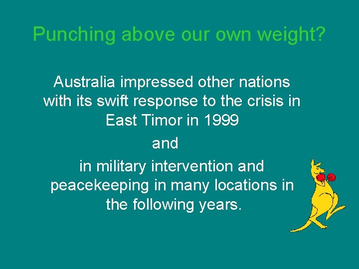 Punching above our own weight? Australia impressed other nations with its swift response to
