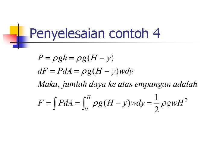 Penyelesaian contoh 4 