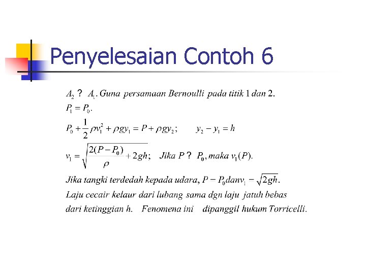 Penyelesaian Contoh 6 