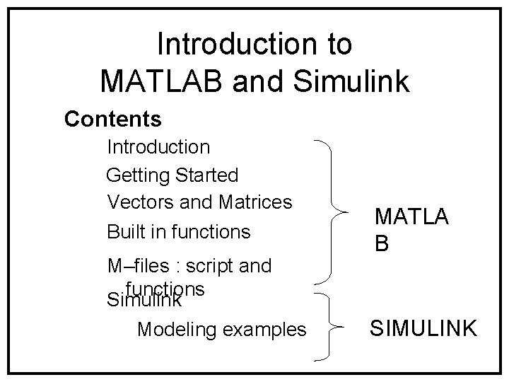 An Introductory on MATLAB and Simulink Muhamad Zahim image.