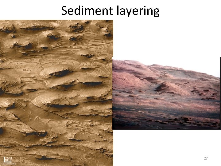 Sediment layering 27 