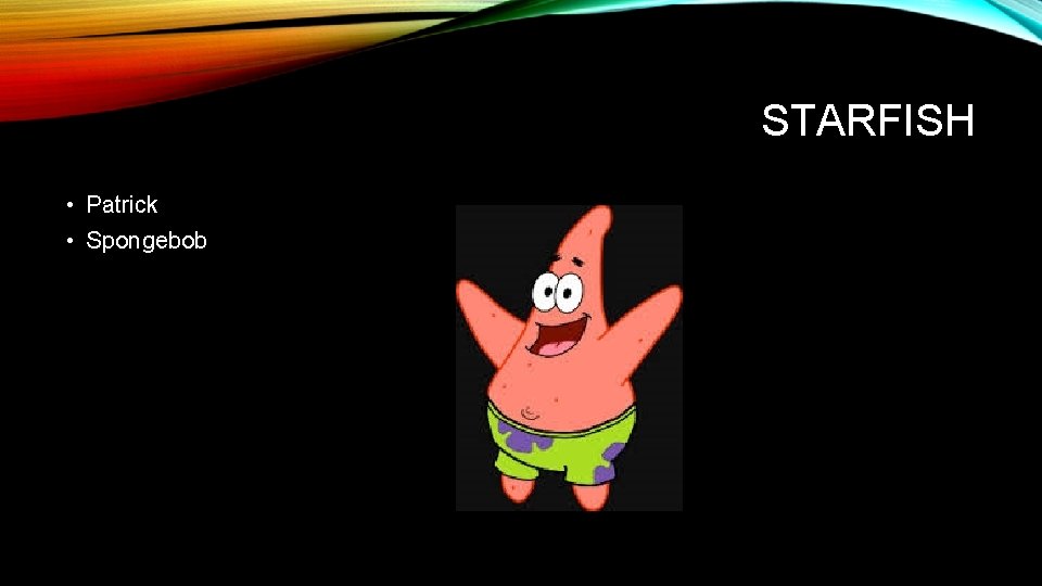 STARFISH • Patrick • Spongebob 