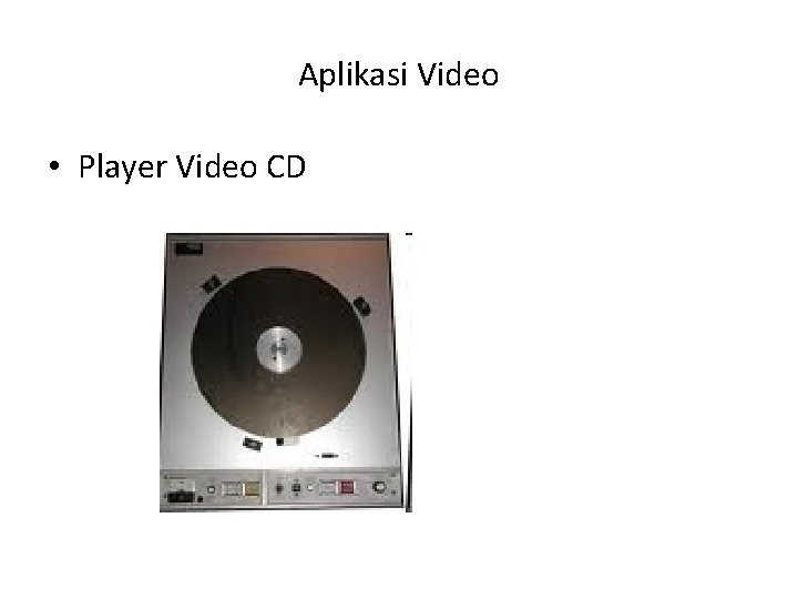 Aplikasi Video • Player Video CD 