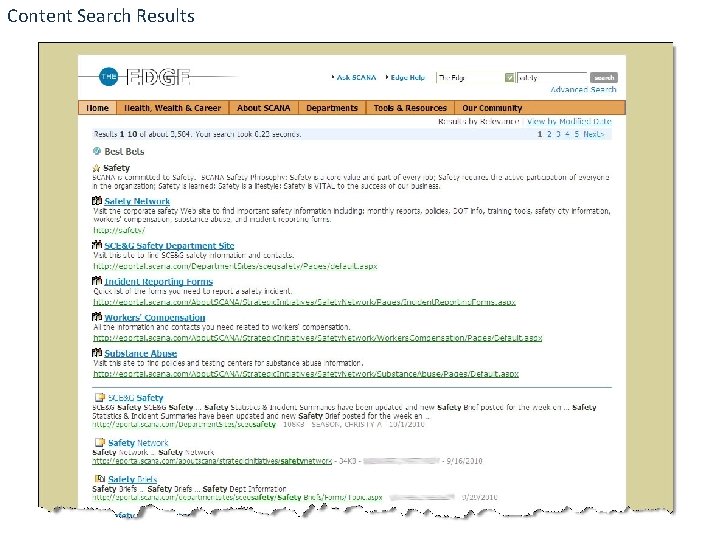 Content Search Results 18 