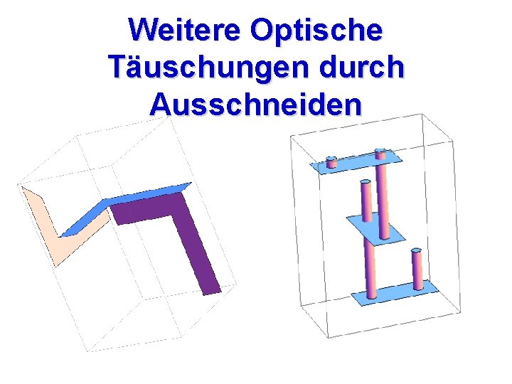 Weitere Optische Täuschungen durch Ausschneiden 