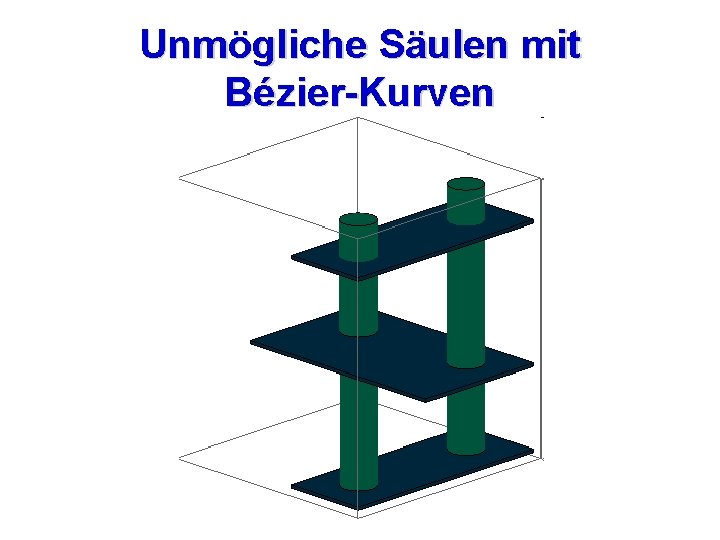 Unmögliche Säulen mit Bézier-Kurven 