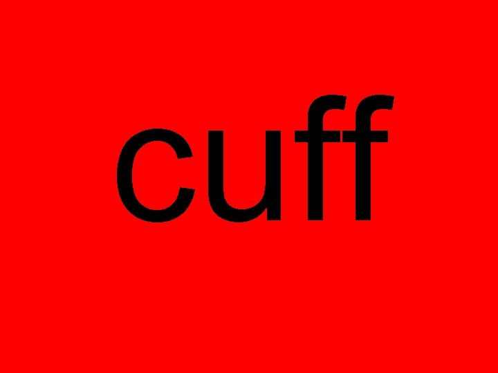 cuff 