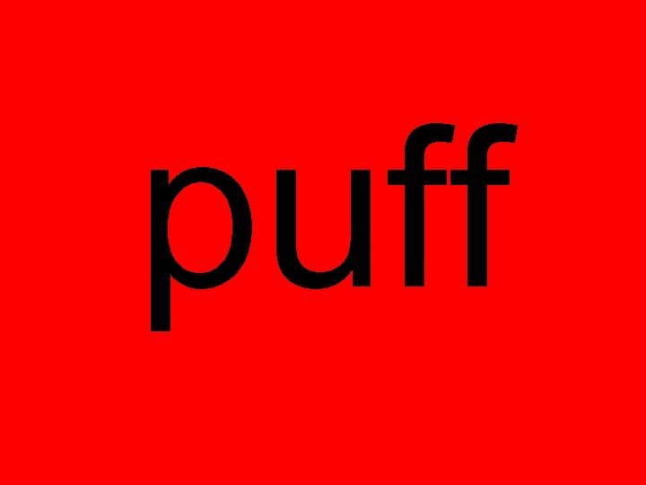 puff 