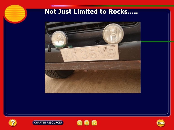 Not Just Limited to Rocks…. . 
