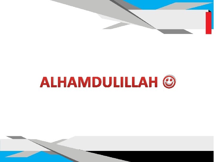ALHAMDULILLAH 