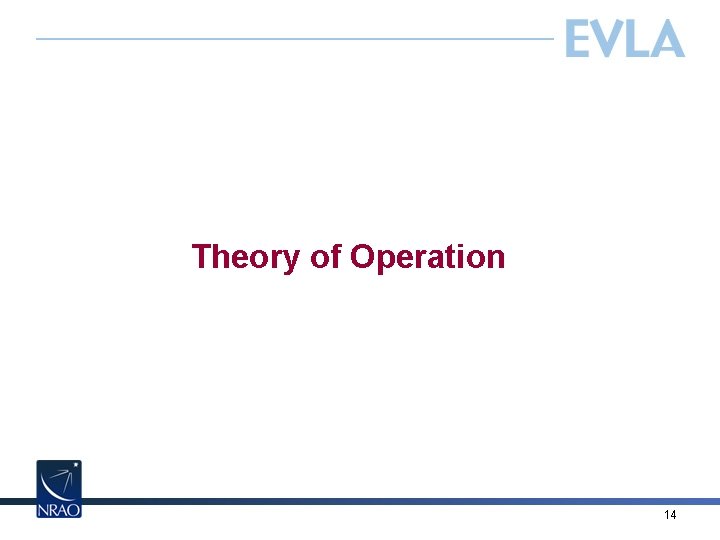 Theory of Operation 14 