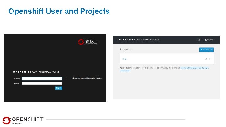 Openshift User and Projects 