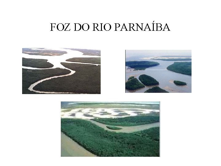 FOZ DO RIO PARNAÍBA 