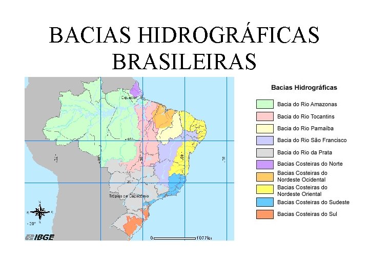 BACIAS HIDROGRÁFICAS BRASILEIRAS 