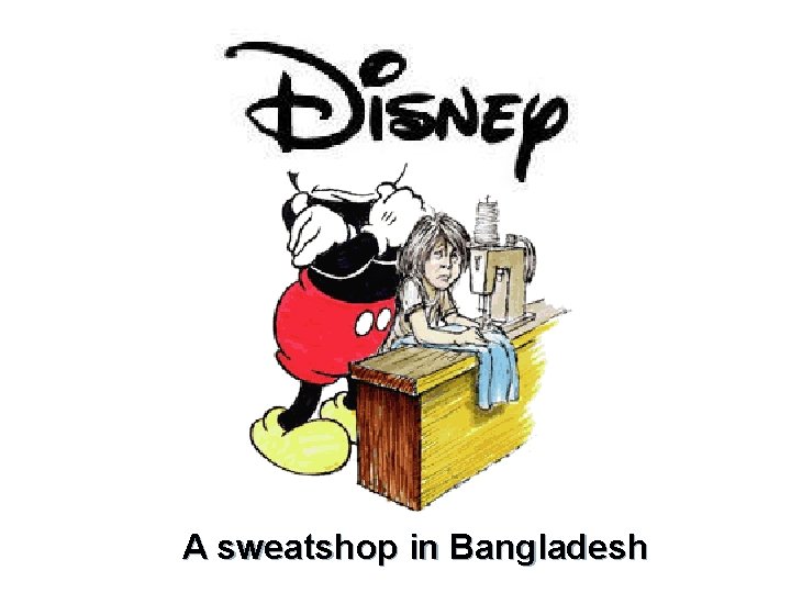 A sweatshop in Bangladesh 