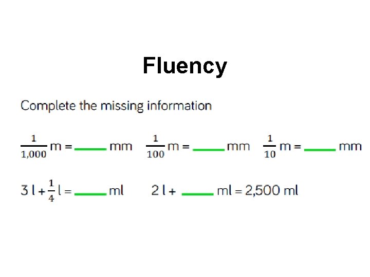 Fluency 