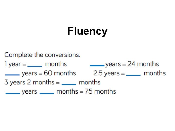 Fluency 