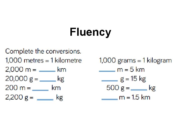 Fluency 