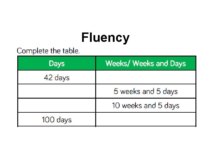 Fluency 