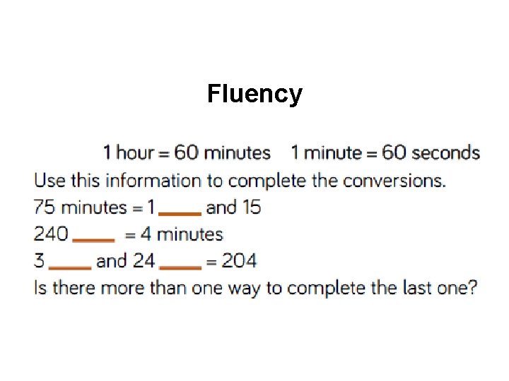 Fluency 