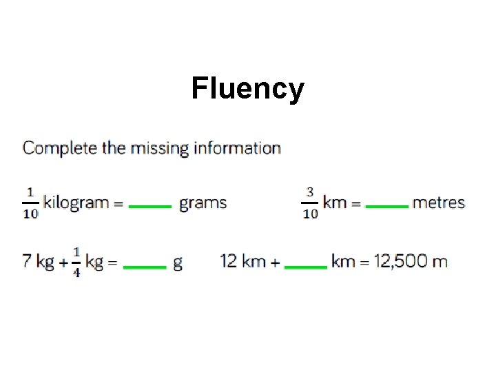 Fluency 