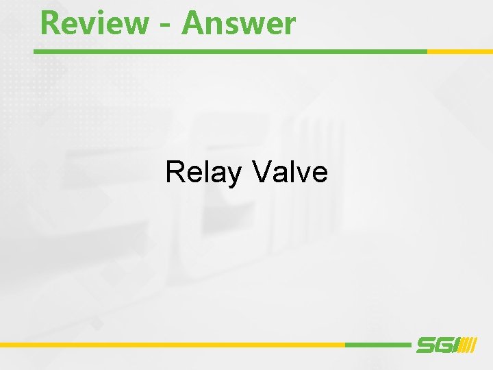Review - Answer Relay Valve 