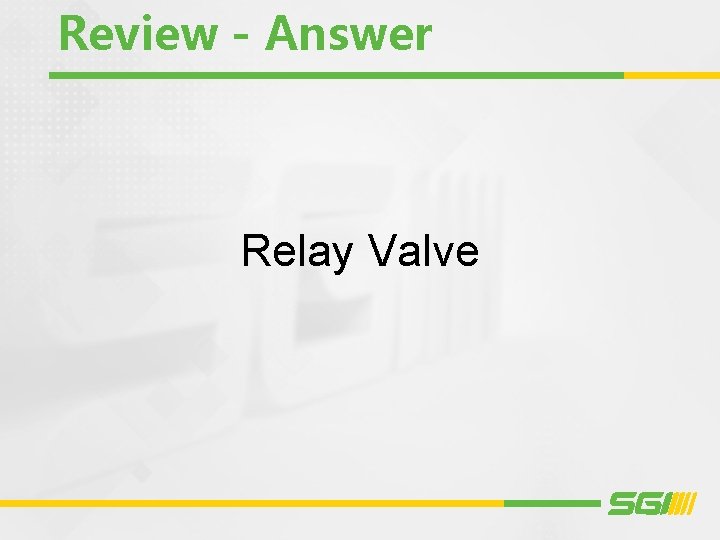 Review - Answer Relay Valve 