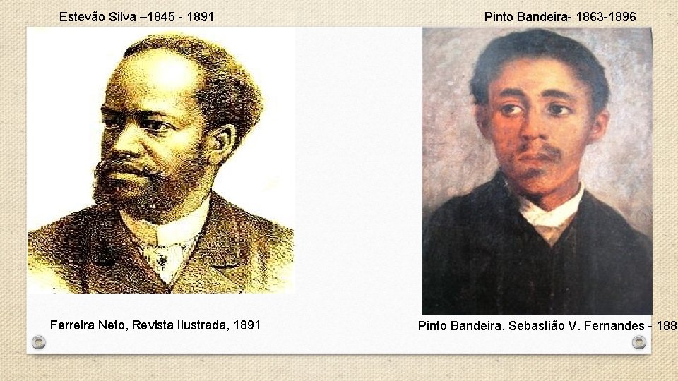 Estevão Silva – 1845 - 1891 Ferreira Neto, Revista Ilustrada, 1891 Pinto Bandeira- 1863