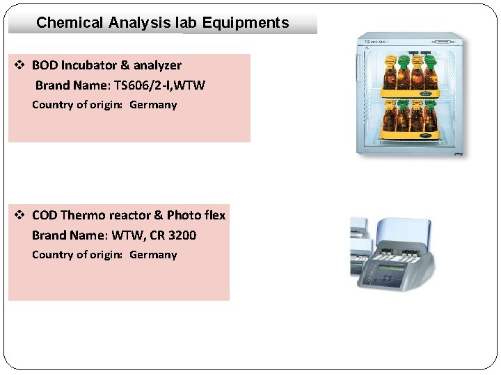 Chemical Analysis lab Equipments v BOD Incubator & analyzer Brand Name: TS 606/2 -I,