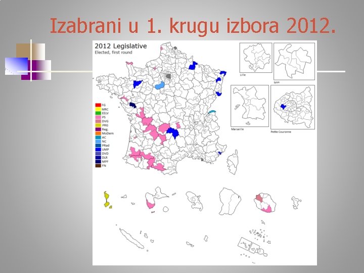 Izabrani u 1. krugu izbora 2012. 