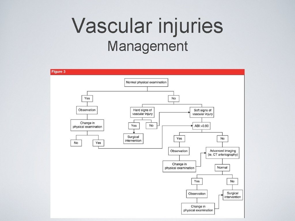 Vascular injuries Management 