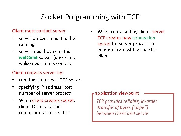 ClientServer Paradigm and Performance L Grewe Review Basic