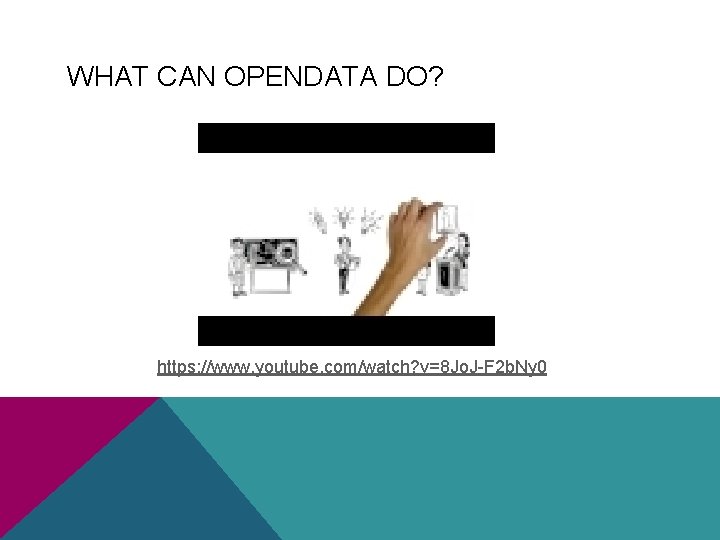 WHAT CAN OPENDATA DO? https: //www. youtube. com/watch? v=8 Jo. J-F 2 b. Ny