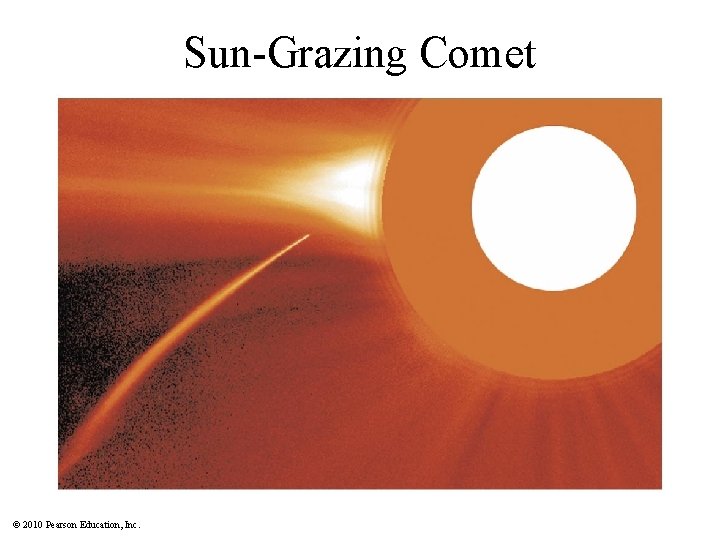 Sun-Grazing Comet © 2010 Pearson Education, Inc. 