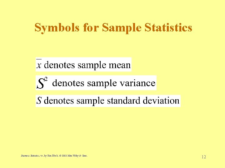 Business Statistics 4 th by Ken Black Chapter