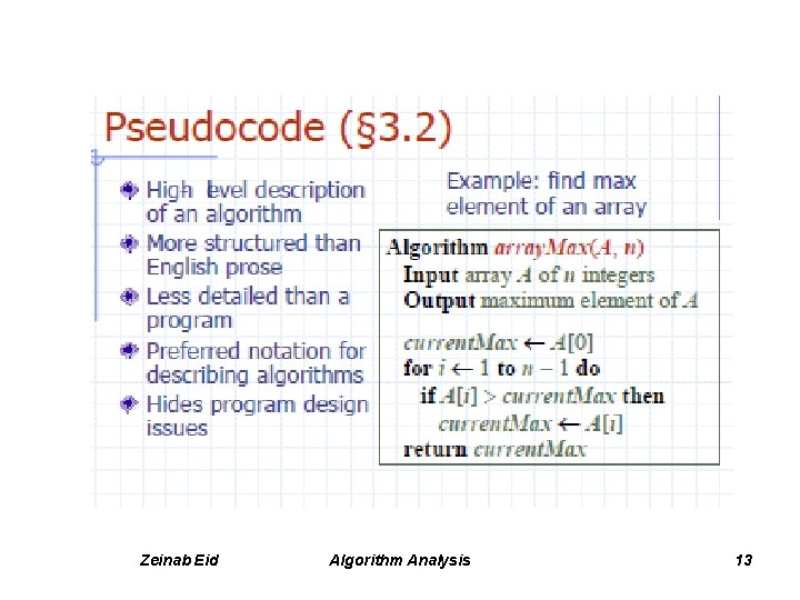 Zeinab Eid Algorithm Analysis 13 